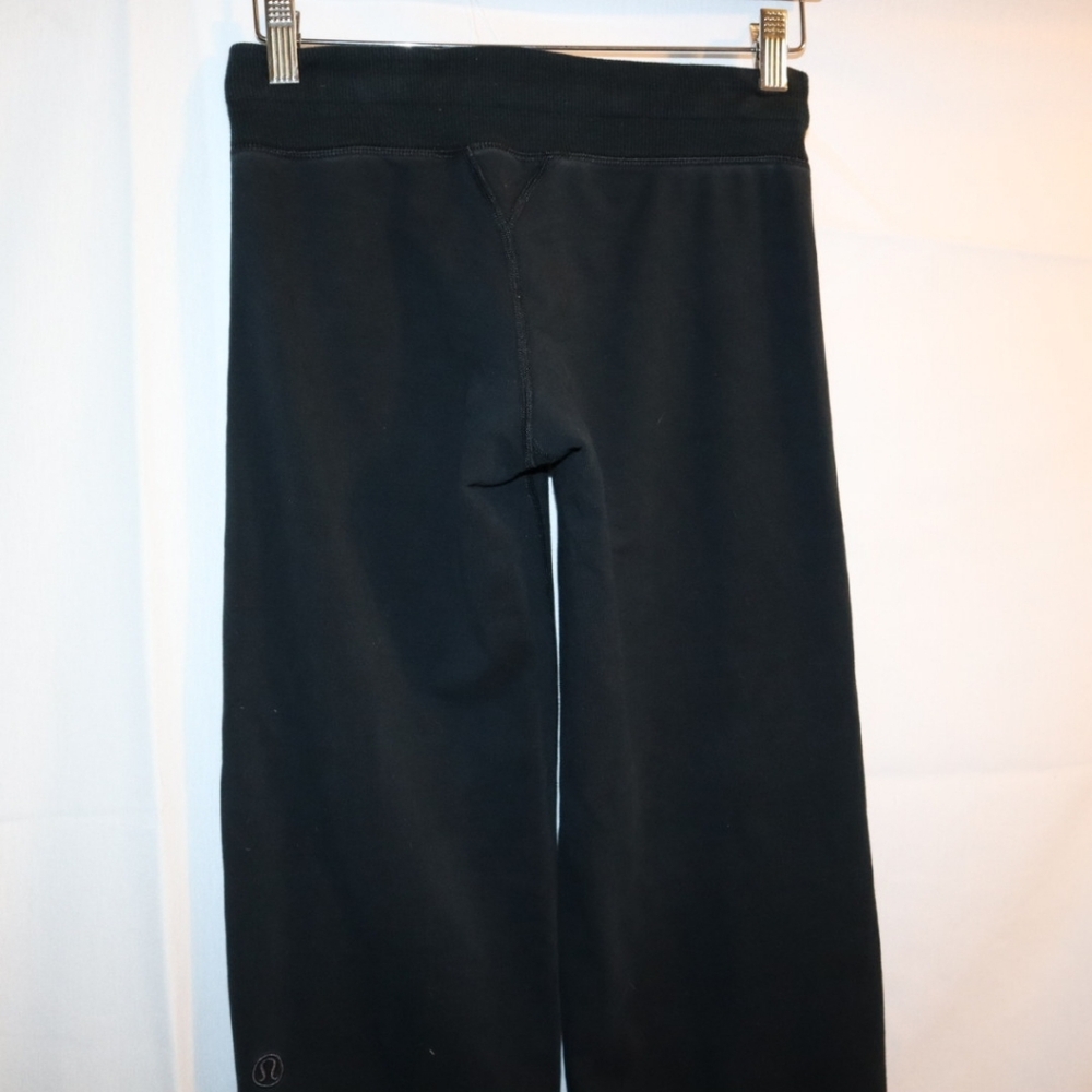 Y2K Lululemon  Black  Drawstring Flare Pant Size Small - Picture 10 of 13